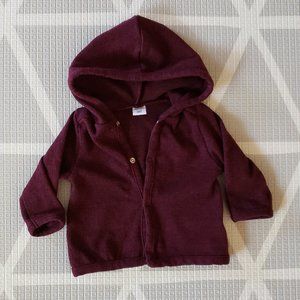 Old Navy Snap Front Hoodie 3-6m